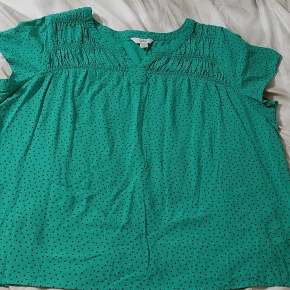 Bundle of three shirts size 1X. 1 NWOT and 2 Pre-owned. - Picture 6 of 7